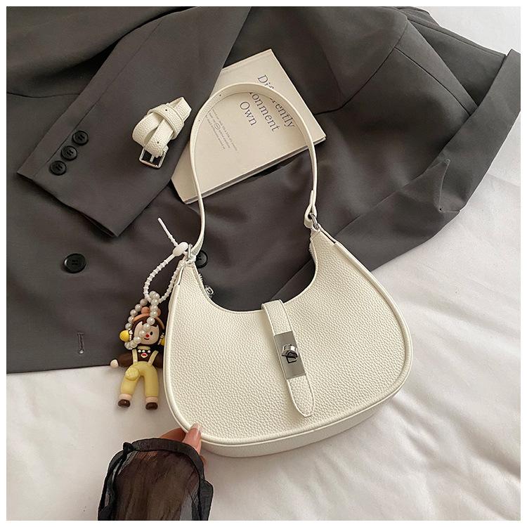 Simple Casual Daily Shoulder Bag Women's 2025 Summer New High-end Texture Messenger Dumpling Bag
