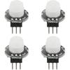 WMYCONGCONG 4 STÜCKE Mini SR602 Bewegungssensor Detektor Modul Pyroelektrischer Infrarot Sensor Schalter für Arduino Elektronik DIY