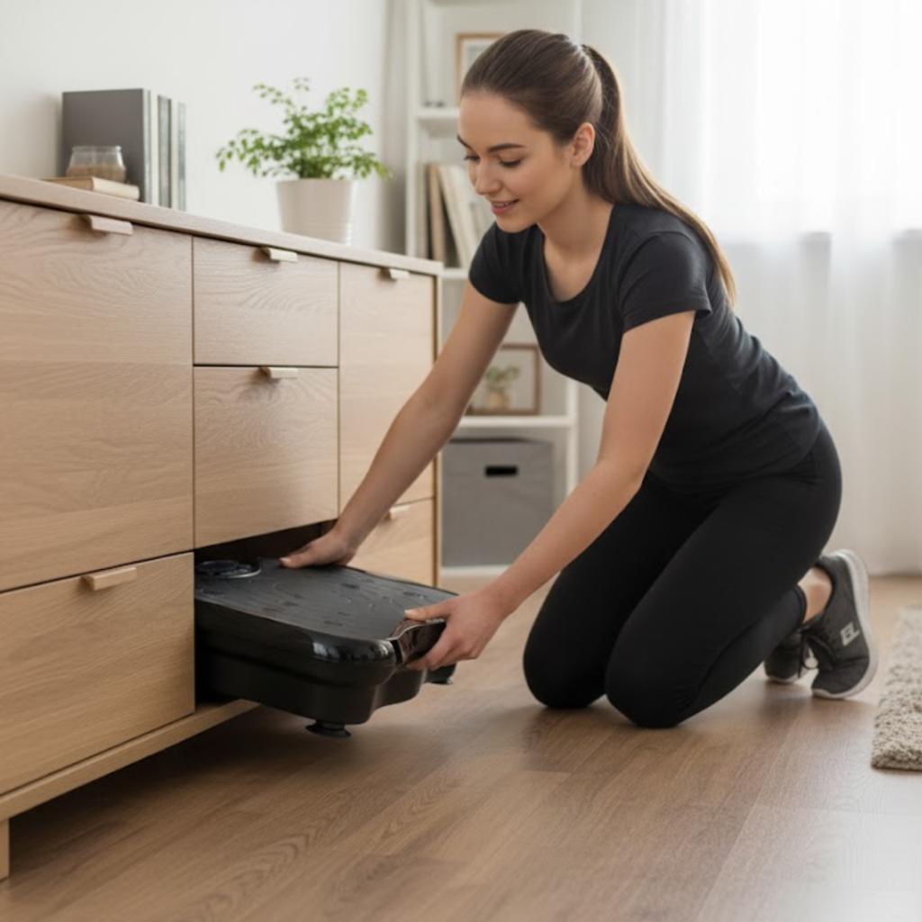 Vibrationsplattform Vive Fitness schwarz