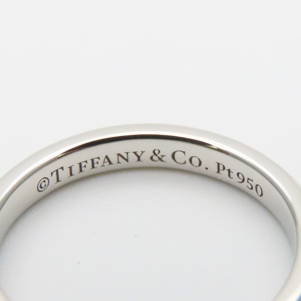 Używane TIFFANY&Co. Pierścionek True band EU#50 Platyna Pt950/diament 4,5g Platyna 5PD