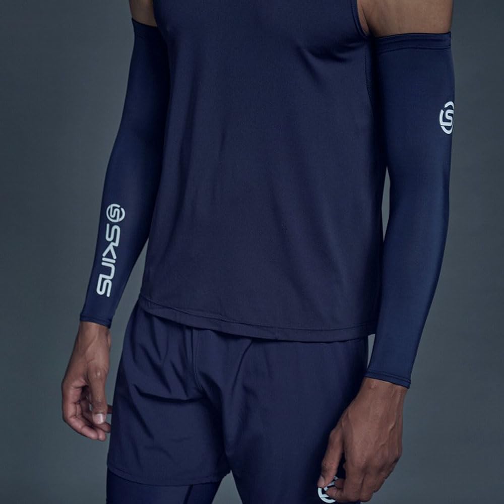 Skins Unisex Arm Sleeve Compression Size S SERIES-3 2.0 Wear, Navy, (18301320)