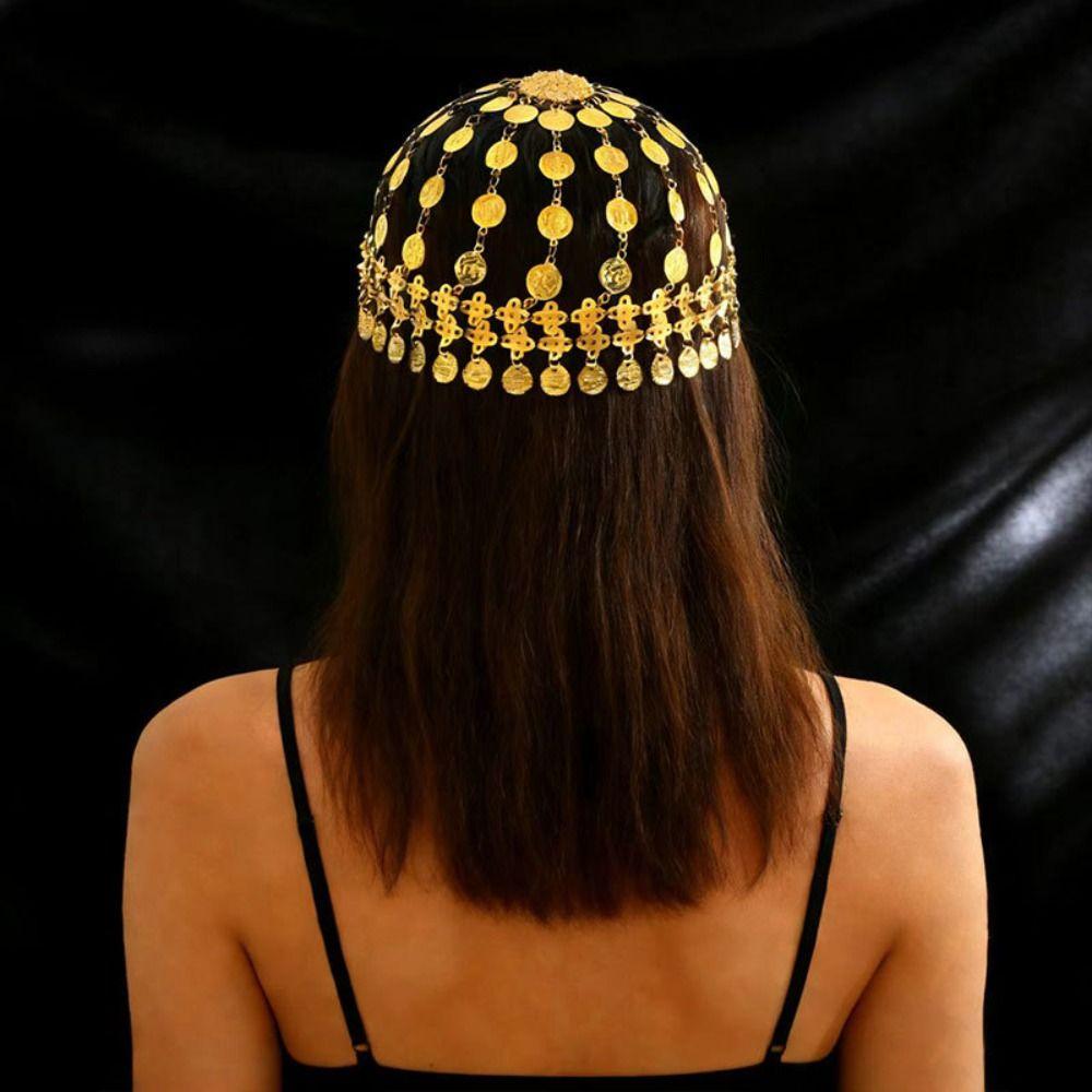 Round Bohemian Forehead Headpiece Korean Style Forehead Ornament  Headgear Accessory