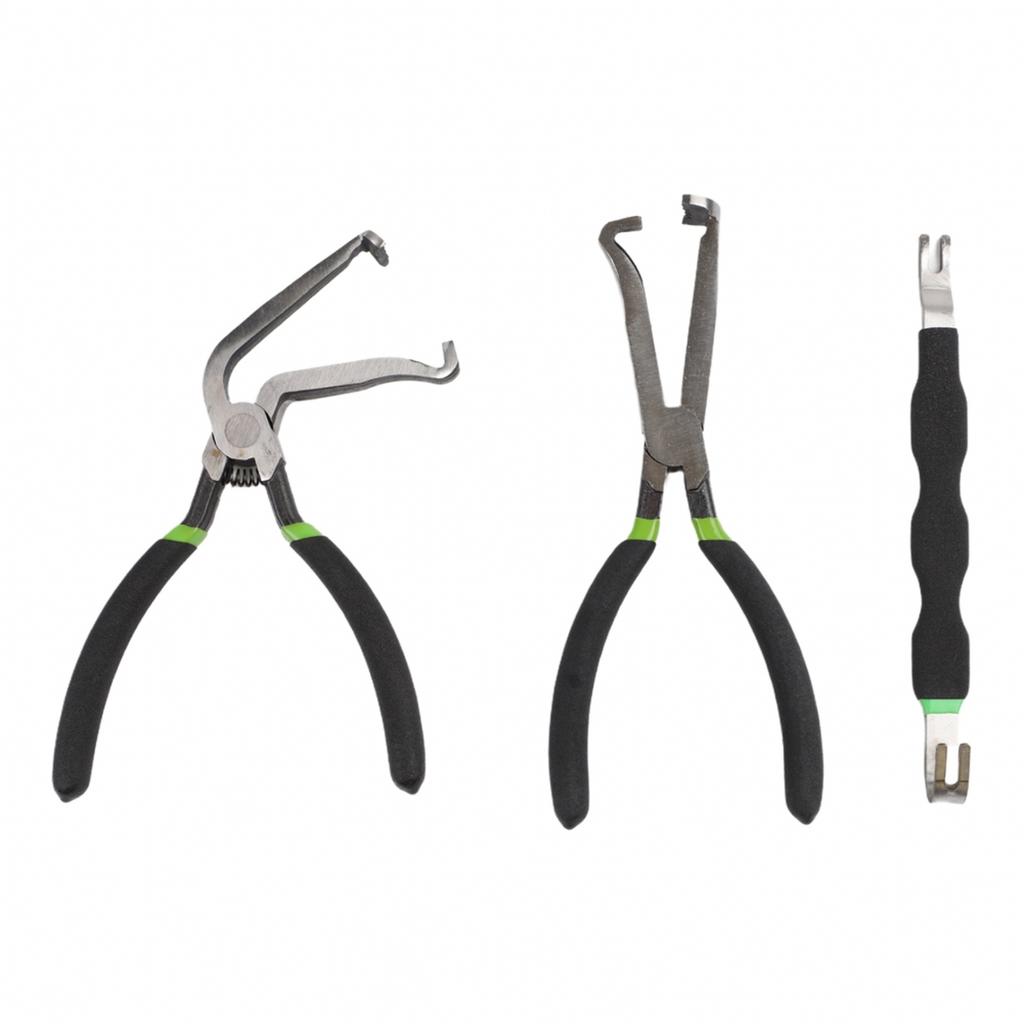 Compact Portable Connector Pliers Wire Cutter Set Angled Head