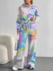 Vertigo European And American Autumn And Winter Casual Long-Sleeved Suit Women'S Hooded Sweater Trousers Two-Piece Set