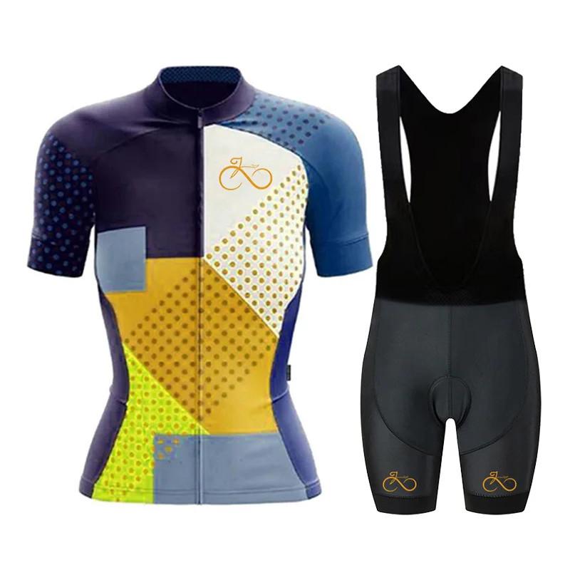 Women's Cycling Clothing Set, Mountain Bike Pro Team Jersey, Summer, 2026 summer breathable cycling suit set