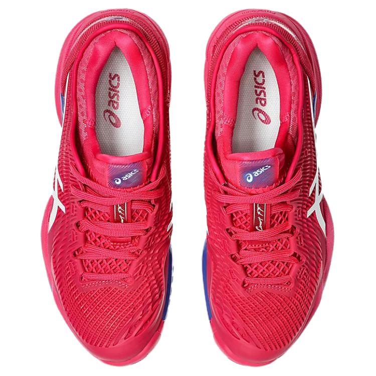 New Asics Court FF 3 Abrasion Resistant Low Top Tennis Shoes Women's Red 1042A220-700