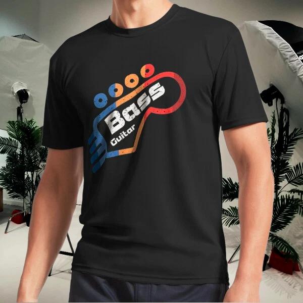 Men s and Women s T-shirts Bass Guitar XXL