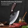 3PCS Stainless Steel Kitchen Chef Knife Hand Forged Boning Knife Cutters Pocket Knife Slicing Cooking Mini Knife Multipurpose Knife