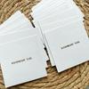20 Sheets/Bag Press On Nails Packaging Bottom Cards Rose Embossing 75X75Mm Handmade False Nail Display Show Card Manicure Tools