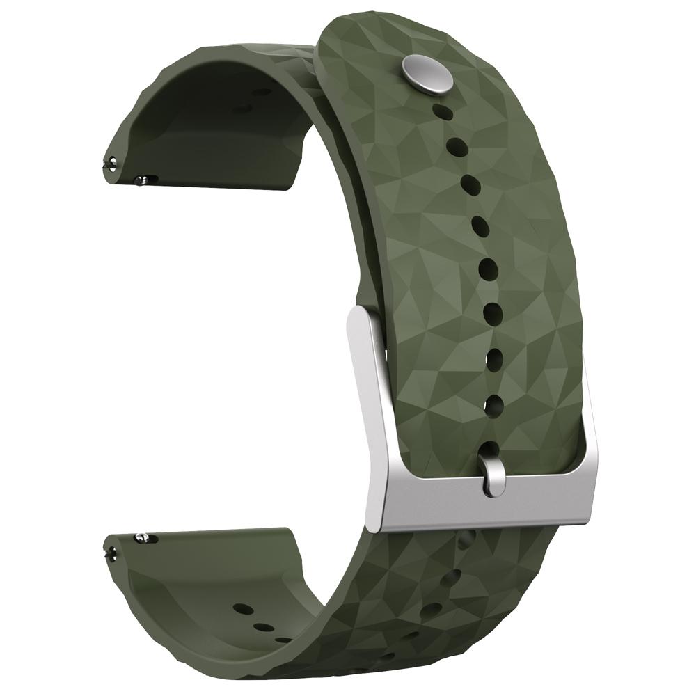 24mm Silikon Uhrenarmband für Suunto 9/7/D5/9 BARO Armband für Suunto Spartan Sport Wrist HR Baro Armband Ersatz-Uhrenband Correa