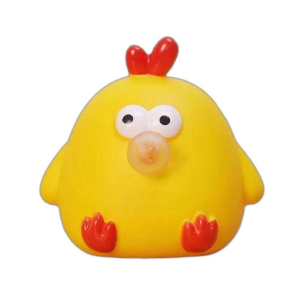 Yellow Chicken Squeeze Toys Pinch Kneading Cartoon Knead Toy Squeeze Balls Pinch Toys  Baby Game