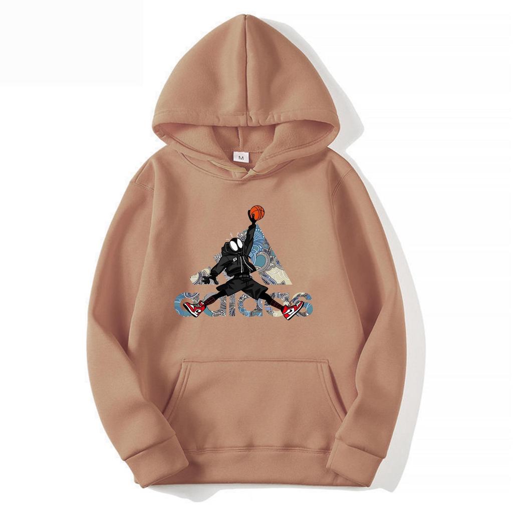 Unisex Spring/Autumn AD Logo Hooded Sweatshirt Fashion Sport Casual Top