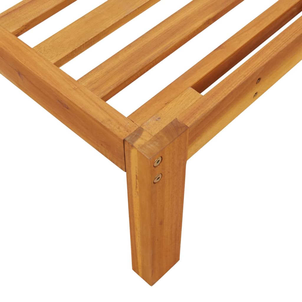 Garden Corner Sofa Made from Pallets Solid Acacia Wood