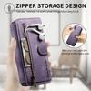 4-in-1 Wallet Case for vivo Y02/Y02s/Y11/Y17/Y15/Y12/Y3/Y15S/Y10/Y16/Y20/Y21/Y35...series (Protector, Card Holder, Crossbody Bag, Stand)