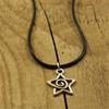 New hot selling pentagram vortex pendant necklace with beautiful and fashionable temperament