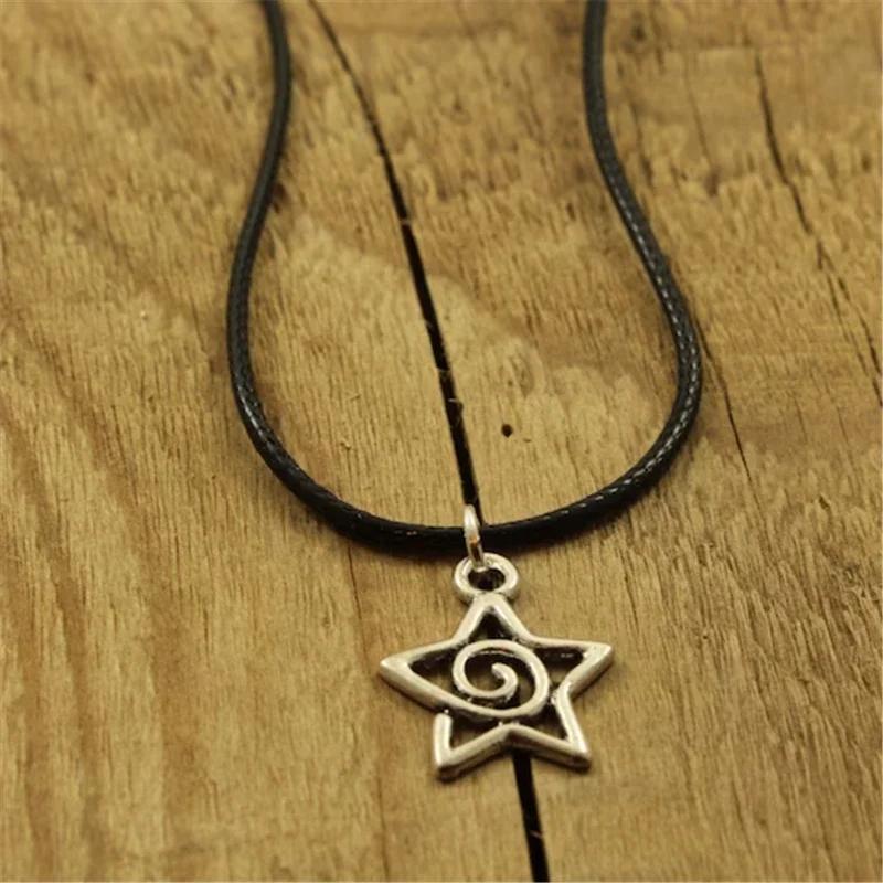 New hot selling pentagram vortex pendant necklace with beautiful and fashionable temperament