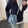 2025 Spring New Large-capacity Fashion Design Shoulder Leisure Bag Women's Tide Simple Commuter Portable Bucket Bag