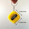 Mini Retractable Tape Measure Keychain Portable Sewing Ruler Measuring Tool 1M 2M Clear Scale Inch Centimeter Travel Household