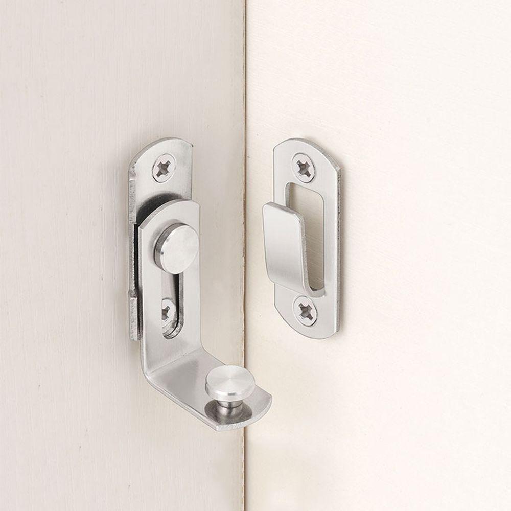 Buckle Window Right Angle Stainless Steel Theftproof Barn Latch Cabinet Lock Door Hasp