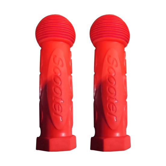 

1 пара детских велосипедов, трехколесного велосипеда, скутера, нескользящая резиновая ручка, ручки красный