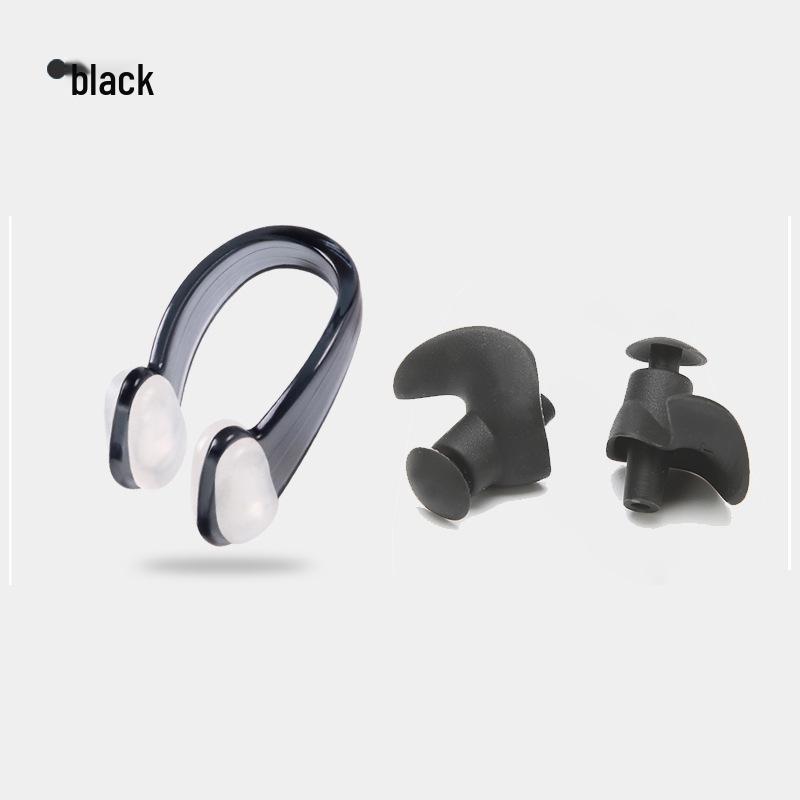 Silikon Set med Simklämma för Näsan & Öronproppar - Vattenskydd, 4 Färger