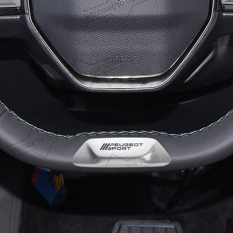 1 Pcs For Peugeot 5008 4008 208 508 3008 308 GT Line Emblem Car Steering Wheel Sticker Interior Decoration Emblem Auto Styling