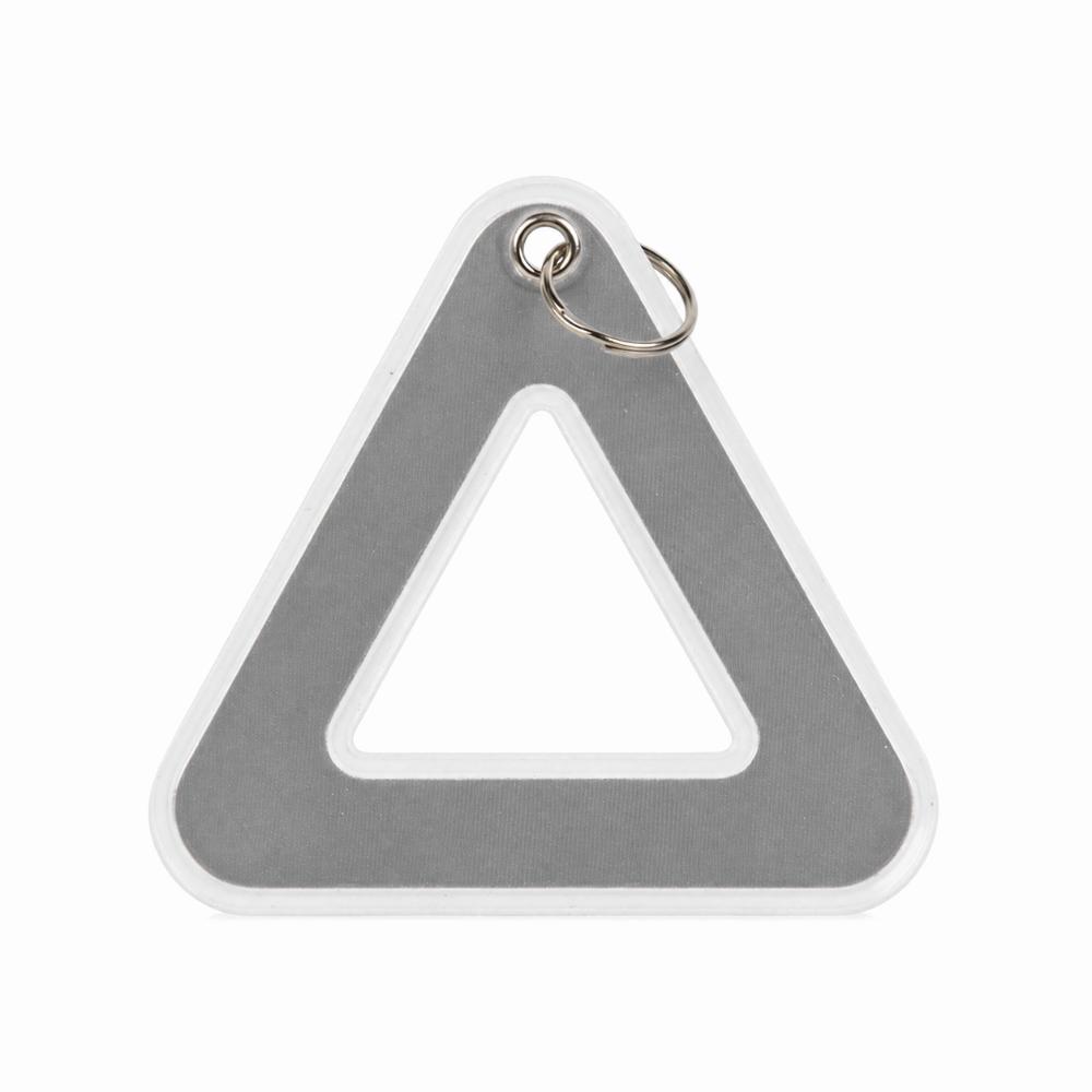 Reflective Safety Keychain Lightweight Backpack Pendant Triangle Safety Tag  Cycling Accessories