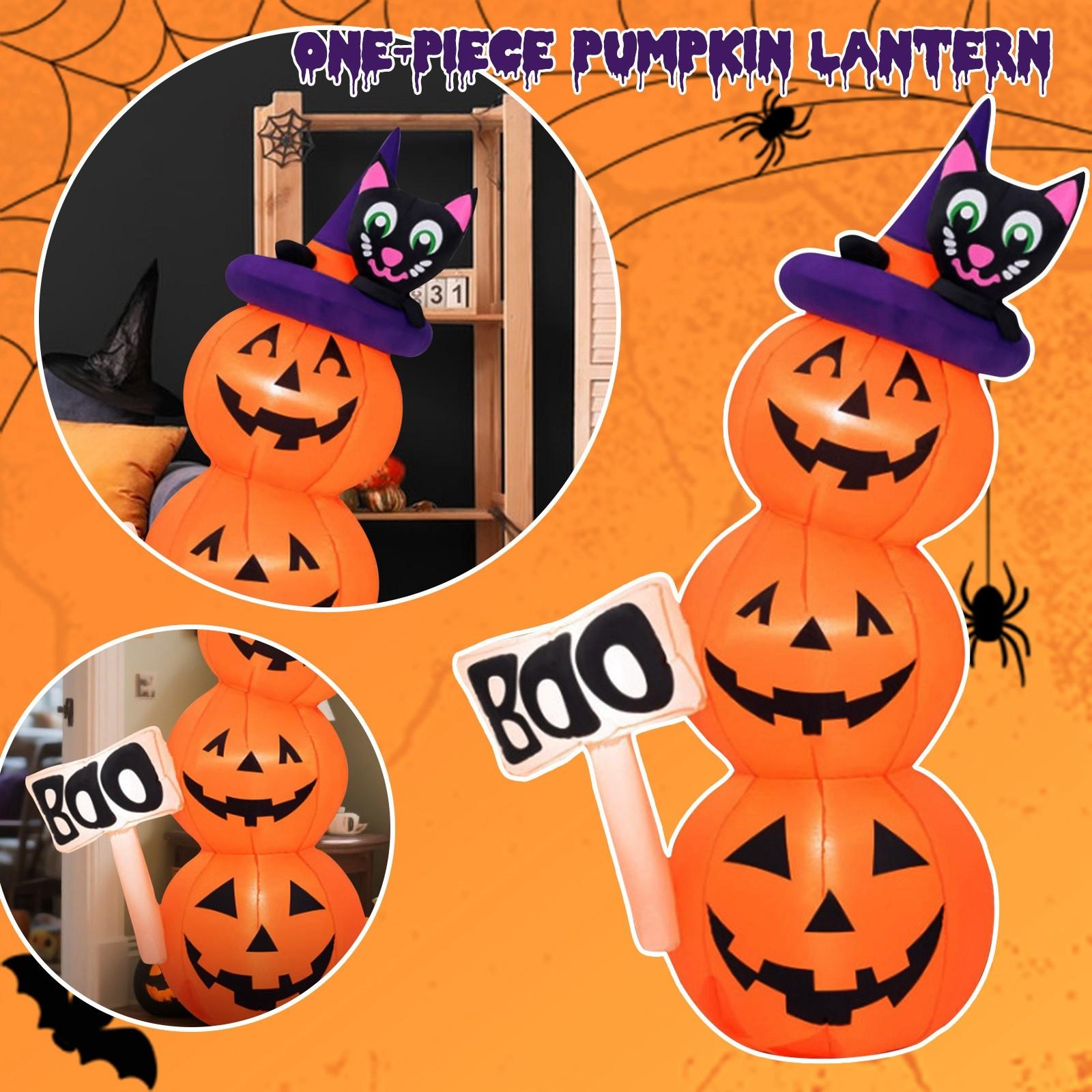 

Надувные светящиеся украшения для вечеринки на Хэллоуин, украшения для дома, простые в установке и полные атмосферы One Size белый