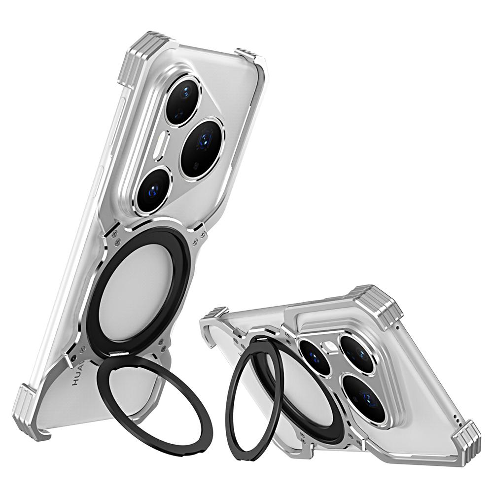 For Huawei Pura 80 Pro+ Case Kickstand Metal Bumper Magnetic Phone Cover