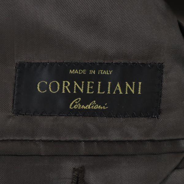 Corneliani Made In Italy Wool Tailored Jacket Brown Men's Used
