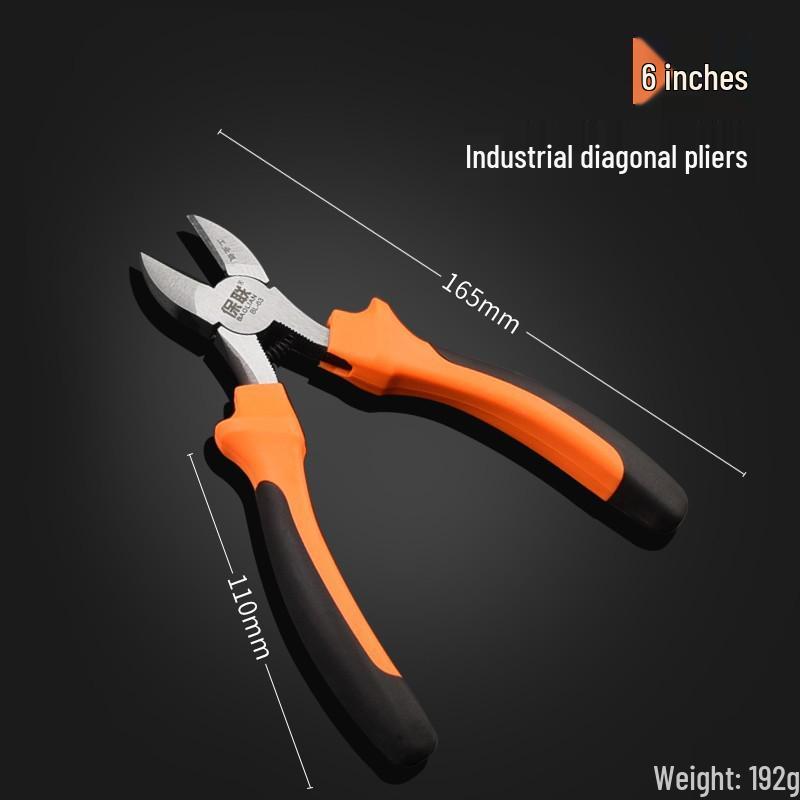 Industrial Grade Diagonal Pliers and Sprue Cutters - Versatile Electrician's and Modeler's Tool for Precision Cutting