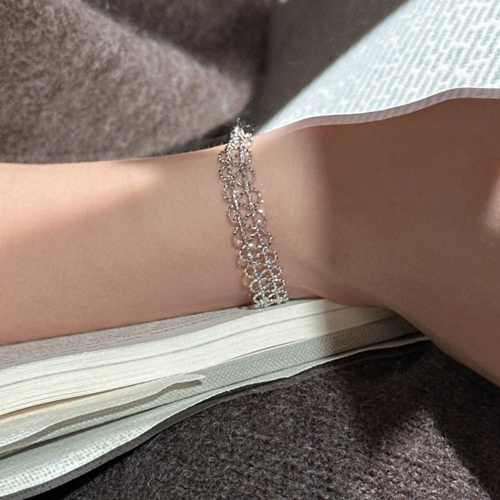 Exquisite Fashion Bracelet Light Luxury New Chinese Style Bracelets Metal Lace Bracelet  Gifts