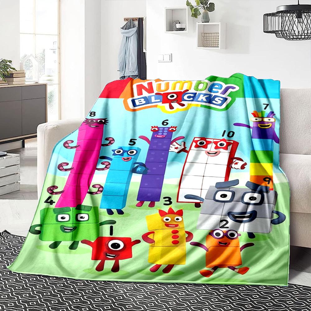 1Pc Colorful Cityscape Blanket For Couch Bed Plush Cozy Fuzzy Blanket Super Soft Warm Blankets For Fall And Winter 0918152