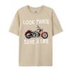 Look Twice Save A Life Motorcycle Bike Safety Fitted Limited Edition 1974 Tshirts Autumn Tees For Unisex TeeShirts Fitness Tight