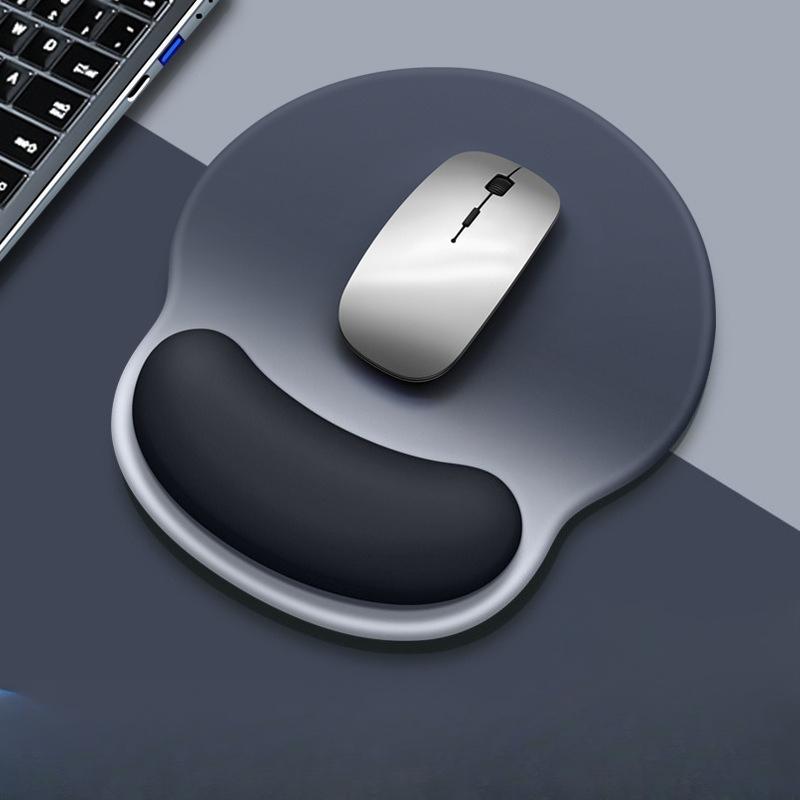 Gradient Mouse Pad Wrist Support Pad Mouse Computer Memory Foam Wrist Protection Pad Simple Silicone Mouse Pad