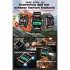 Military Grade SmartWatch Men LED flashlight Waterproof Sports Fitness Tracker Health Monitor BT Call Smartwatch For Android iOS