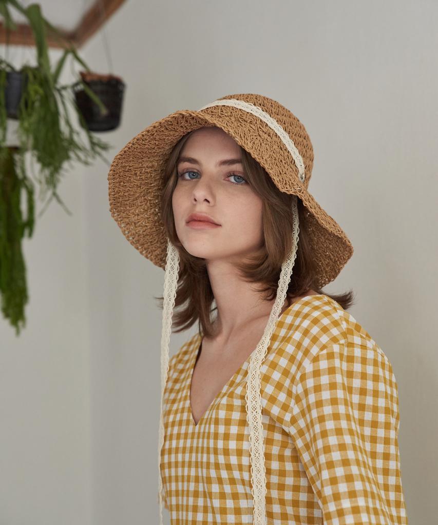 Maneseu Muhr Raffia Hat (2 Colors)