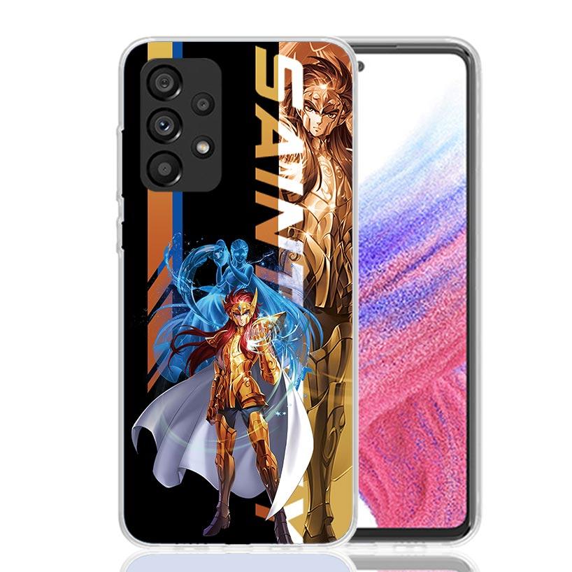 Anime Saint Seiya Case Phone Cover for Samsung Galaxy A17 A16 A15 A14 A13 A56 A55 A54 A53 A36 A35 A34 A33 A26 A25 A24 A23 A05S G