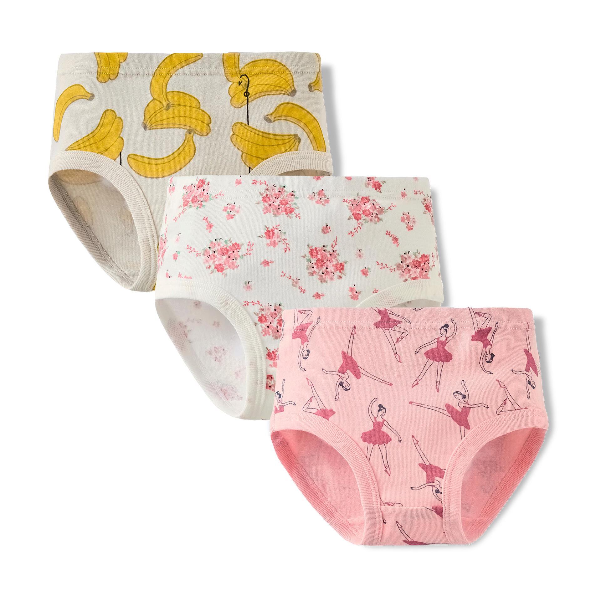 

Нижнее белье из дышащего хлопка для европейских и американских девочек — маленькие/средние размеры 100