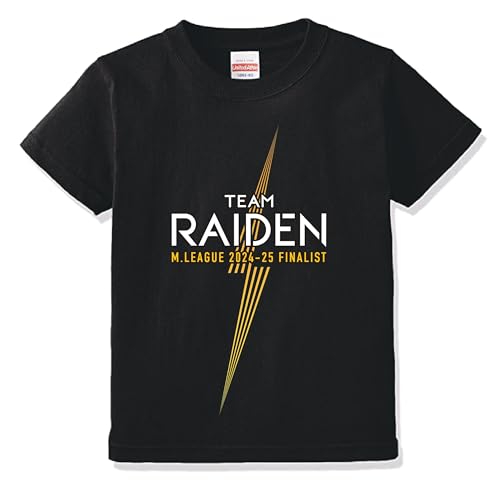 

[Официальный] Памятная футболка M.League TEAM Raiden к финальной квалификации 2025 - Версия формы Официальная сувенирная продукция по маджонгу (JP, Алфавит, XL, Черный