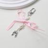 Sweet Ballet Shoes Bowknot Keychain Pendant Bag Phone Pendant Women Backpack Handbag Charm Lovely Hanging Decoration