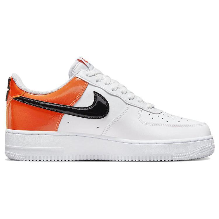 New Nike Air Force 1 Low '07 Essential White/Brilliant Orange Women's DJ9942-103