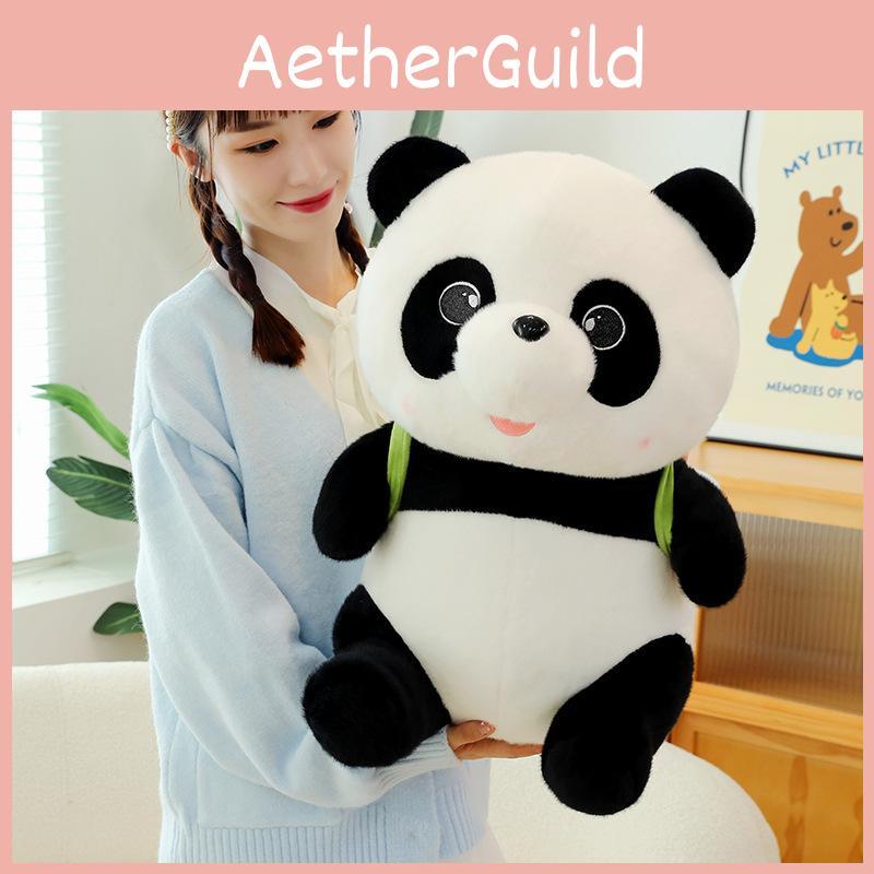 Authentischer Avocado Rucksack Panda Plüschtier Teddybär Kissen Geschenk Großhandel
