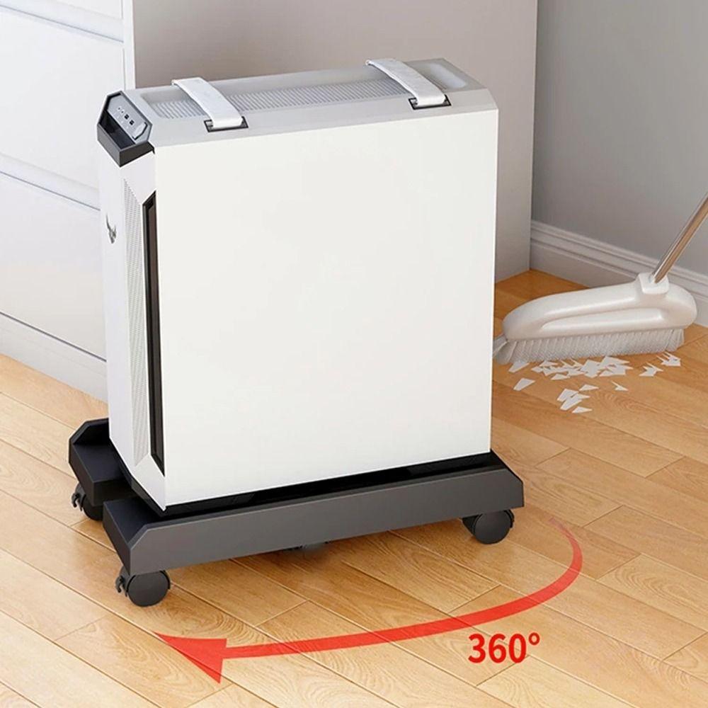 Adjustable Computer Host Bracket Telescopic Mobile Base Bracket Chassis Tray  Desktop Household