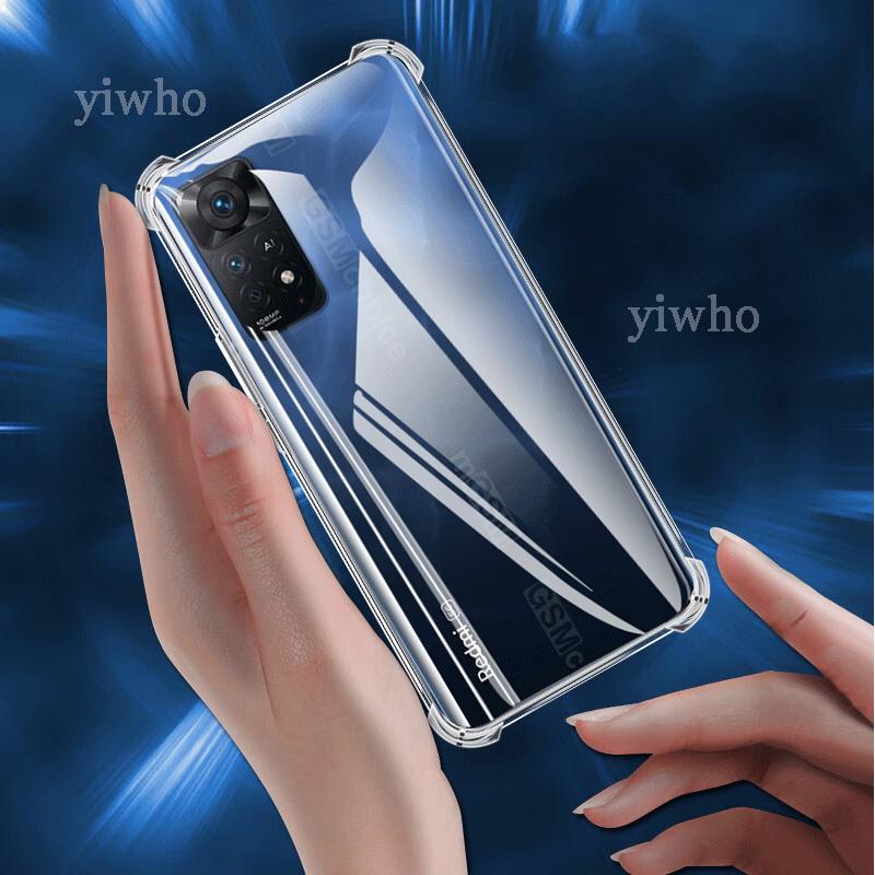 Luxury Clear Soft Silicone Case for Xiaomi Redmi Note 11e Pro Shockproof Transparent Note11e 11 E Pro Phone Cases Back Covers