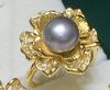 Three-Piece Freshwater Pearl Necklace Set with 3D Flowers: 8-9mm Pearls, High Luster, Slight Imperfections, Multiple Colors