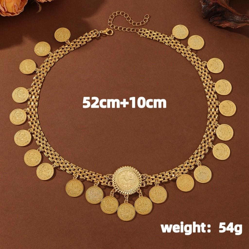 Geometric Gold Alloy Headband With Tassels For Wedding And Travel Gift