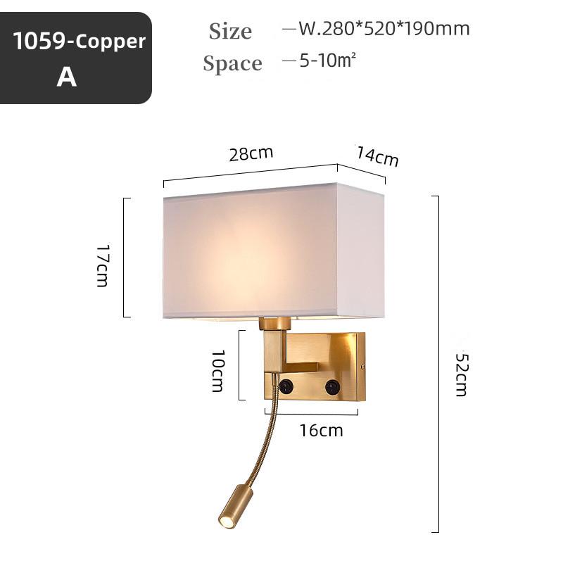 Modern LED Wall Lamp with 360° Rotation Spotlight Nordic Bedroom Wall Light for Reading Bedside Living Room Decoration 12W