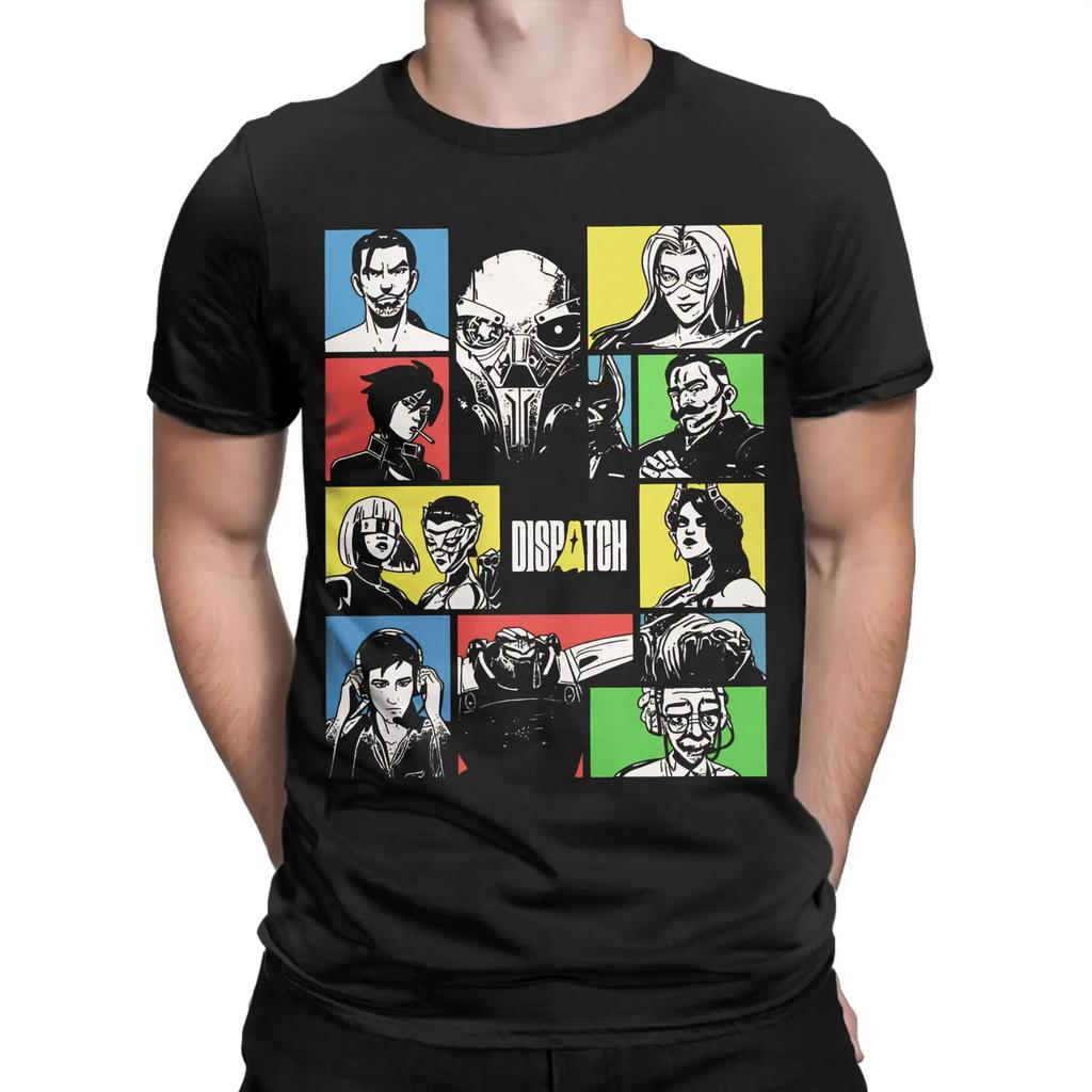 2026 Dispatch Game TShirts Unisex Funny Cotton Tee Shirt Round Neck Short Sleeve T Shirt Original Clothing
