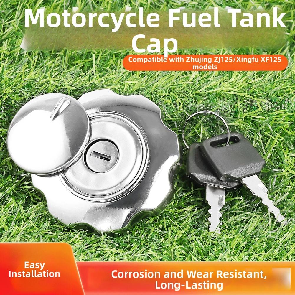 Aluminum Alloy Lock Motorcycle Fuel Cap Fuel System Replacement Wear Resistant Easy Installation Metal Construction
